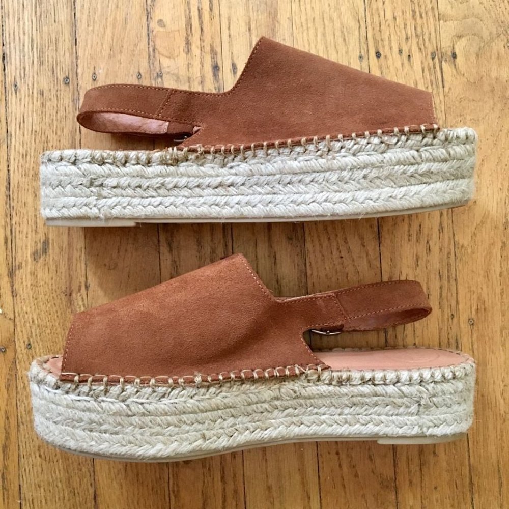 NEW Madewell Alohas suede leather espadrille mule sandals 9.5Brand new